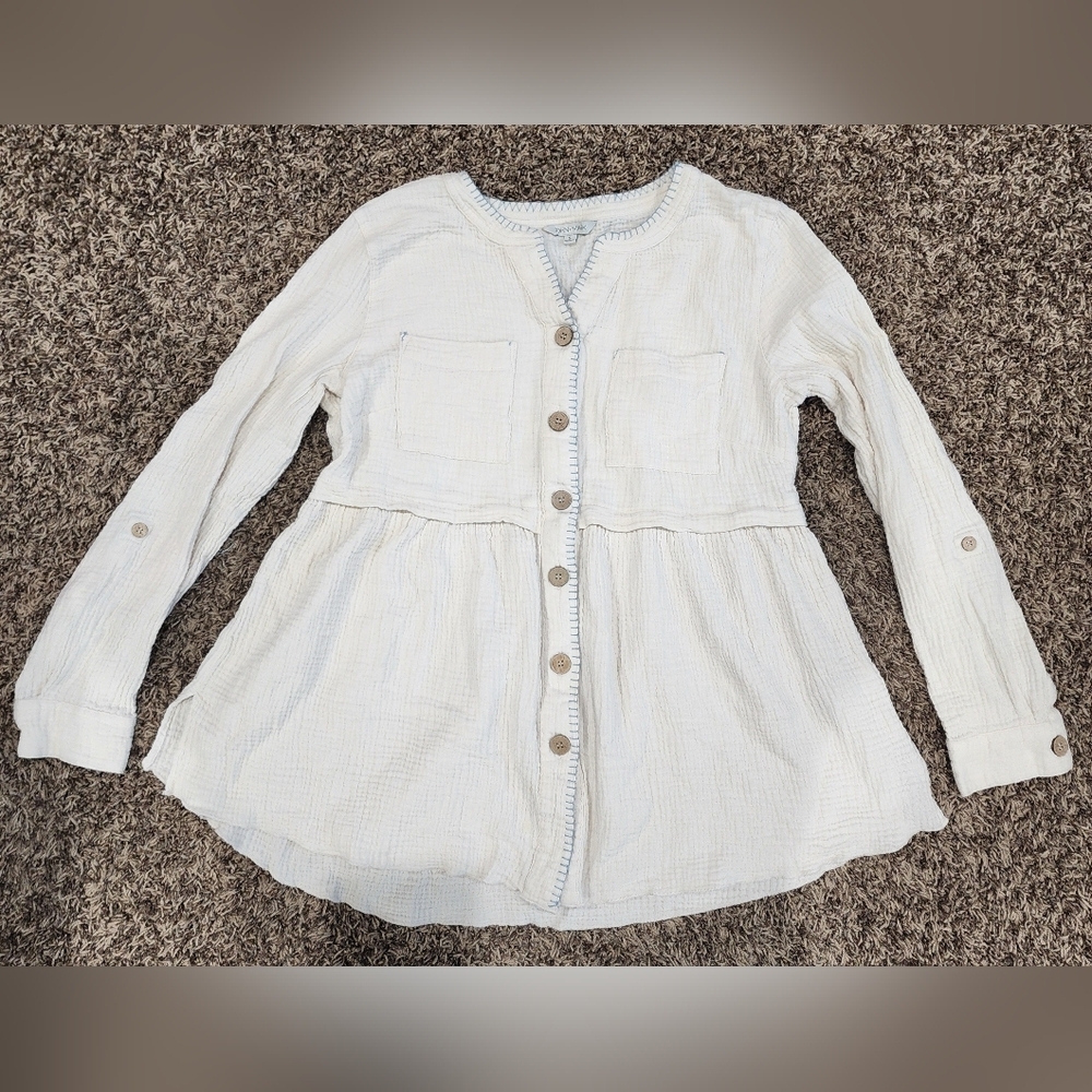 John Mark Button Tunic Size S